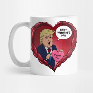 Trump Valentines Heart Mug